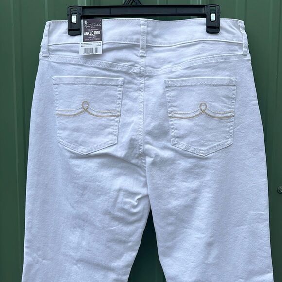 Tummy Sculpt Denim Ankle Boot Jeans & Capri 2-Pack Size 10 - Picture 5 of 16